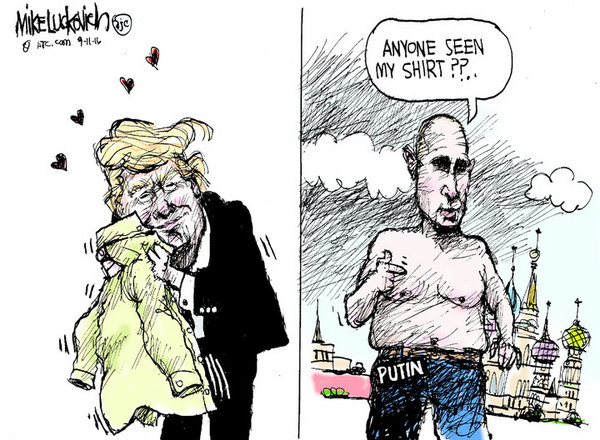 Realclearpolitics Mike Luckovich For Sep 11 2016 Political Cartoons