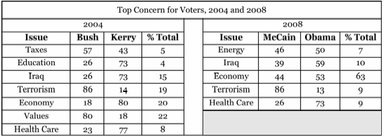 Top Issues, 2004 and 2008.gif