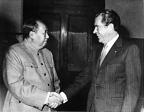 Image result for nixon， mao