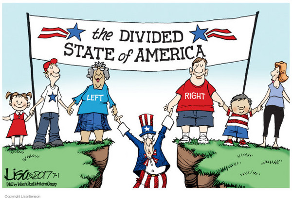 Image result for divided over politics cartoon