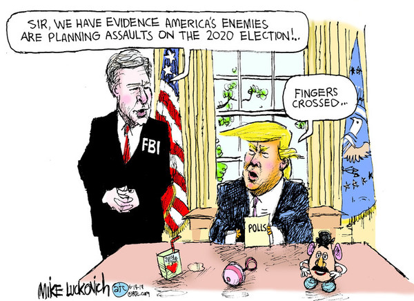 Realclearpolitics Cartoons Of The Week Ed Gamble For 06 11 2019 Political Cartoons