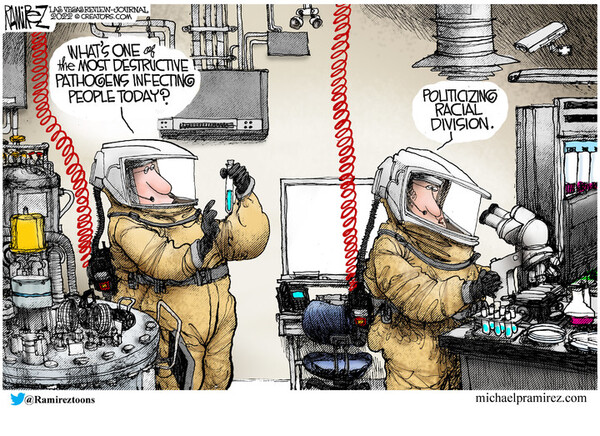 RealClearPolitics - Cartoons of the Week - Michael Ramirez for Apr 14, 2022  - Political Cartoons