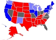 RCP Map on 10/05/2008