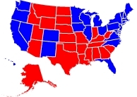 RCP Map on 10/05/2008