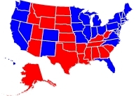RCP Map on 10/26/2008