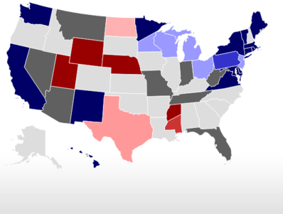 Senate Map 2018