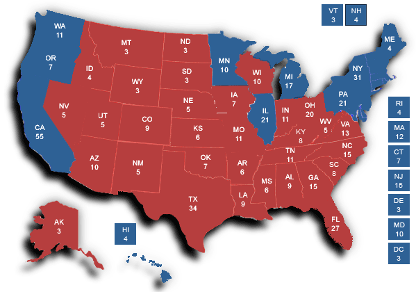 Real Clear Politics Presidential Map Realclear Politics - Polls
