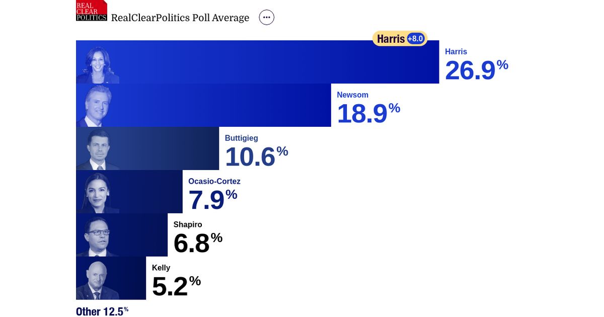 2028 Democratic Presidential Nomination | RealClearPolling