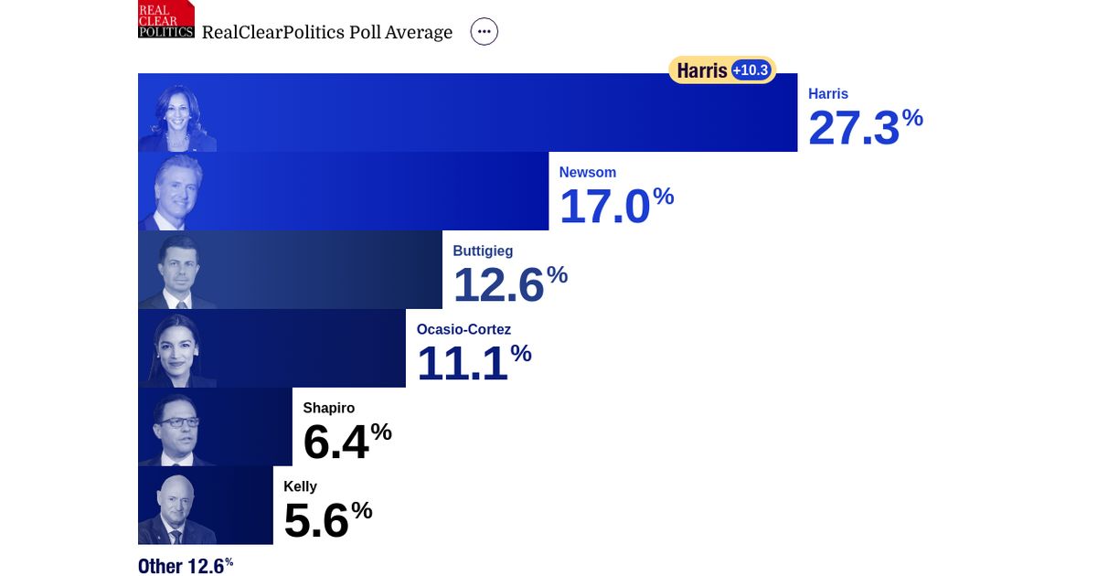 2028 Democratic Presidential Nomination | RealClearPolling